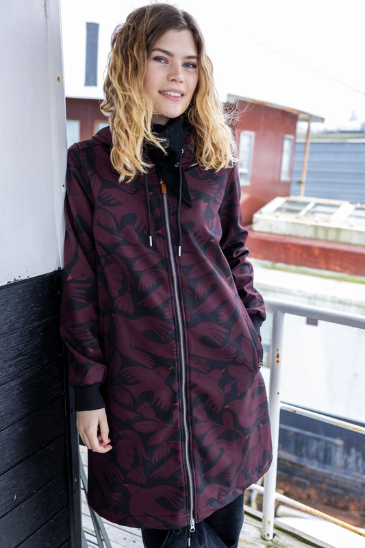 Danefae - Danekarla softshell black/dark wine