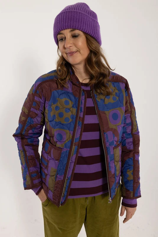 Danefae - Danemaple Thermo Jacket - Purple patchland