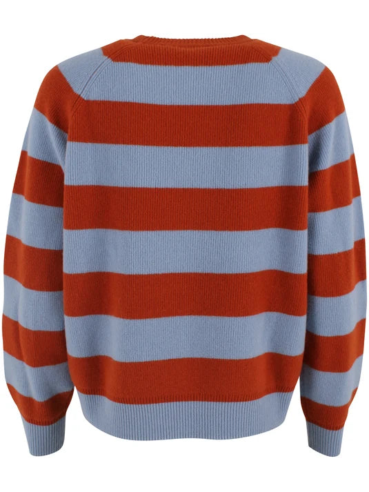 Danefae - Danerelation Chunky Sweater - Porcelain/Chili