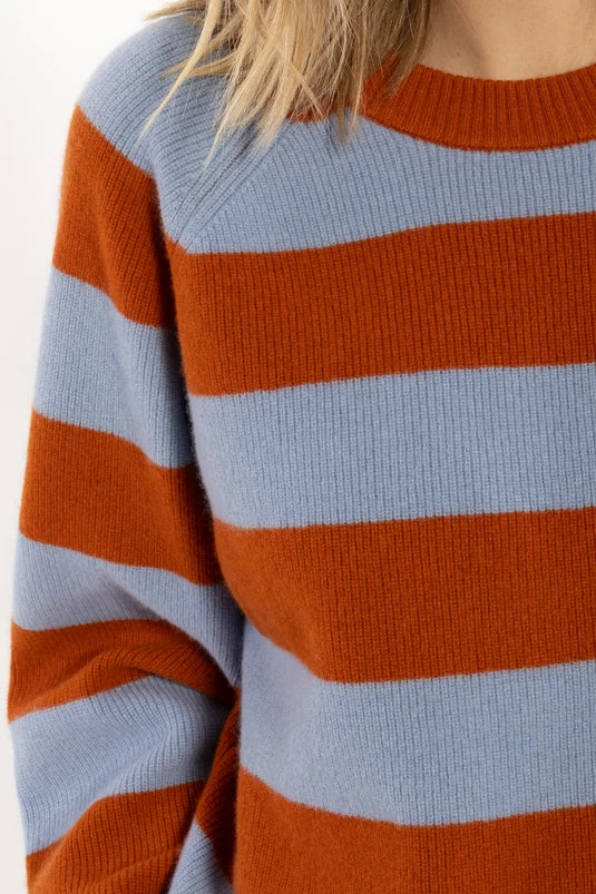 Danefae - Danerelation Chunky Sweater - Porcelain/Chili