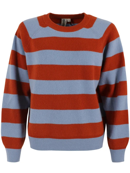 Danefae - Danerelation Chunky Sweater - Porcelain/Chili