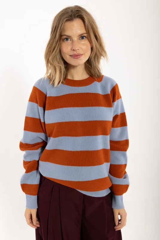 Danefae - Danerelation Chunky Sweater - Porcelain/Chili