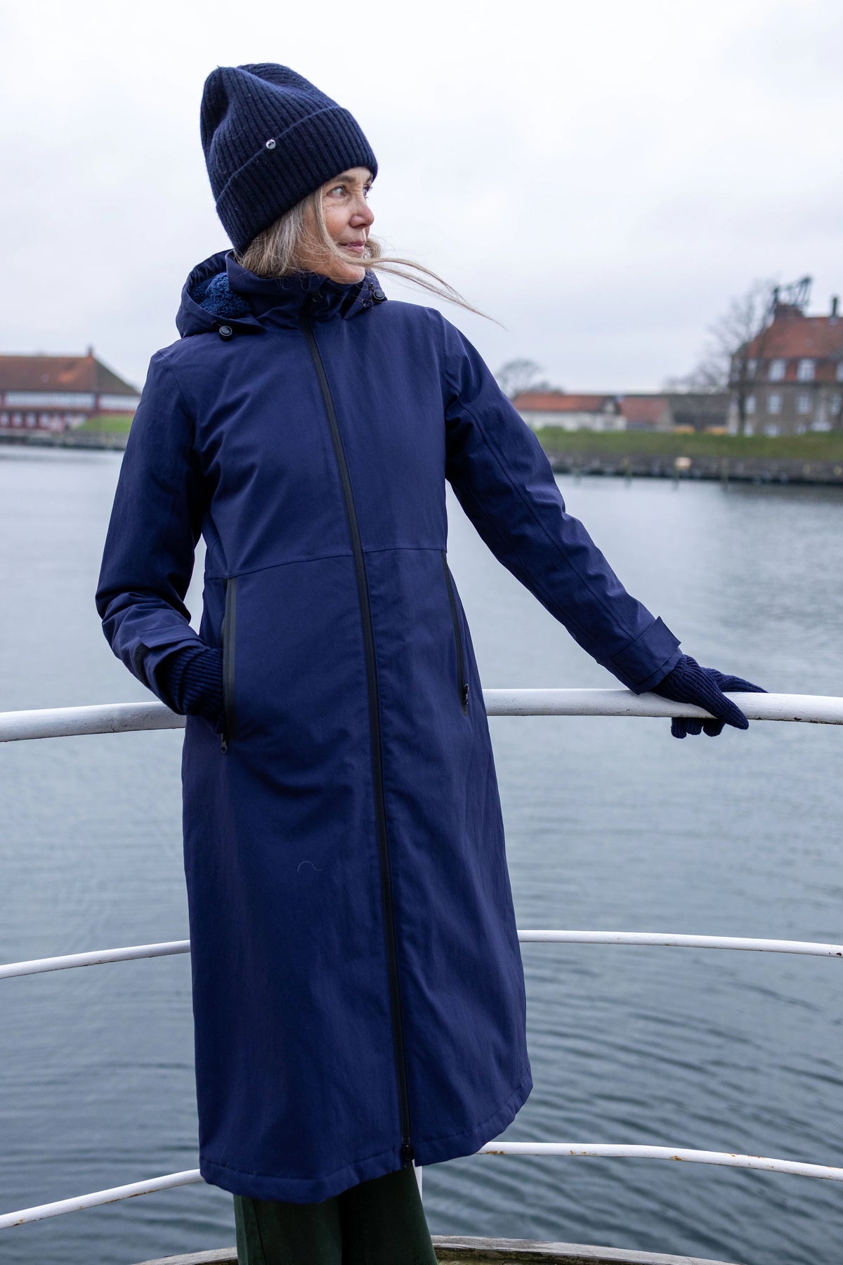 Danafae - Danesandur Winter Coat - Dark Navy
