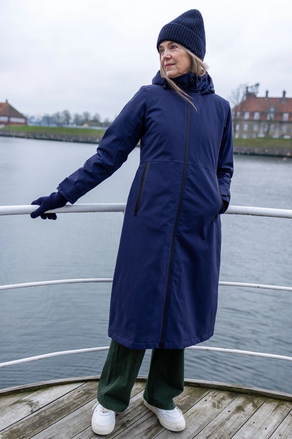 Danafae - Danesandur Winter Coat - Dark Navy