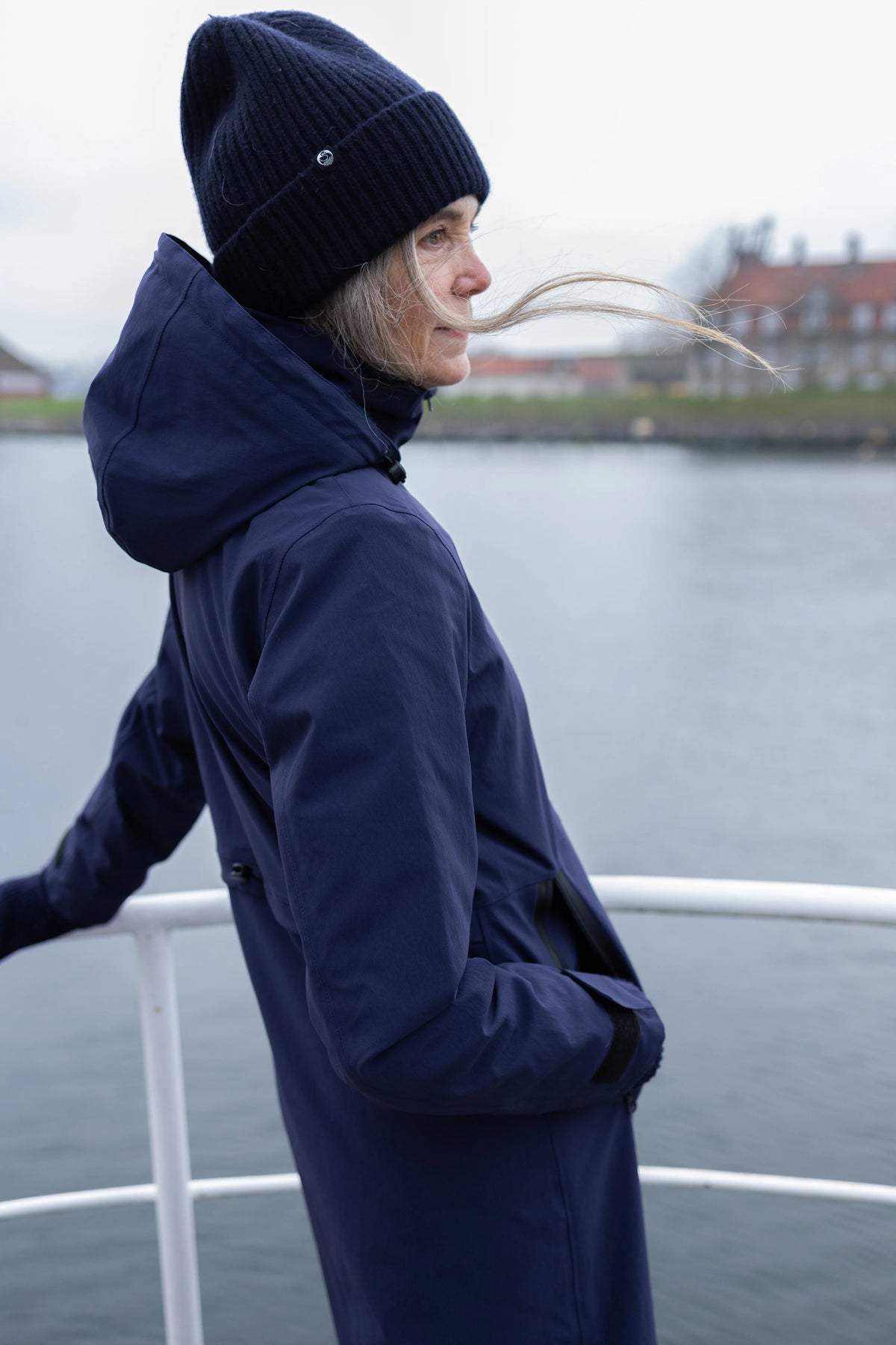 Danafae - Danesandur Winter Coat - Dark Navy