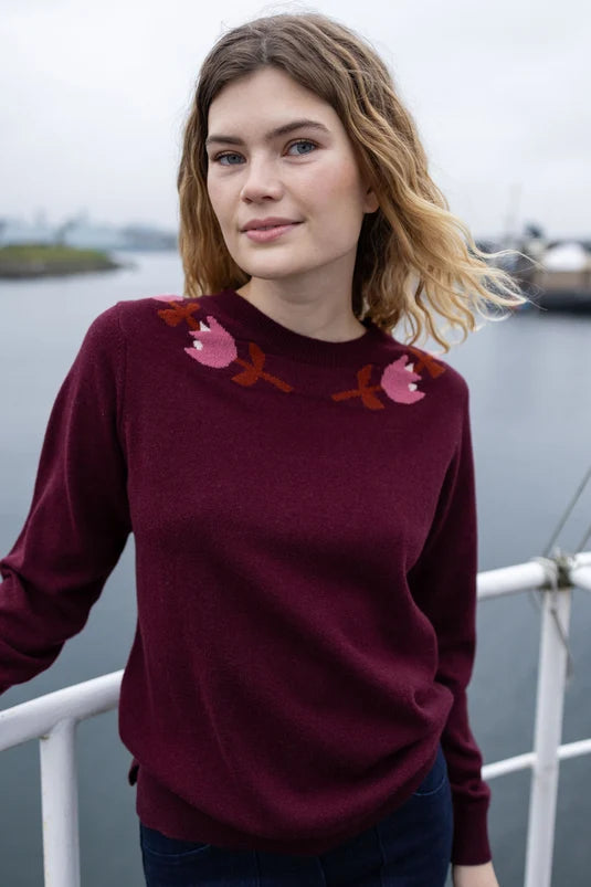Danefae - Danevibe Sweater - Dark Wine