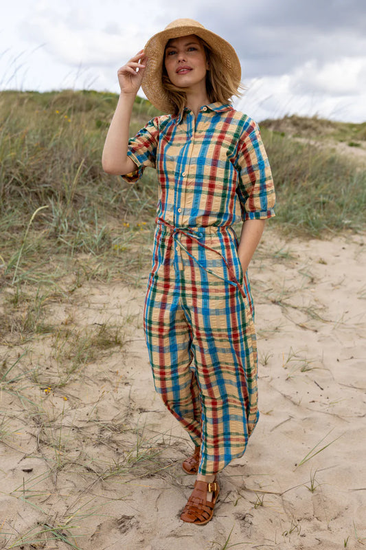 Danefae - Danefruit Seersucker Suit - Nougat Check