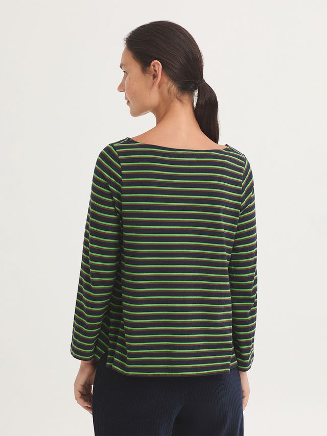 Nice Things - Gestreept shirt - Navy