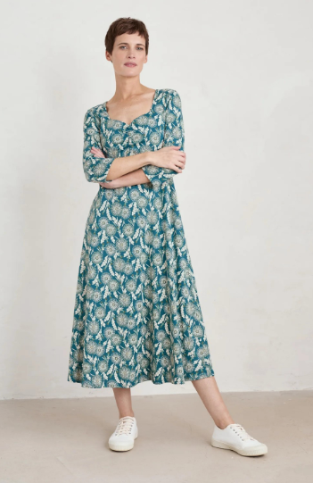 Seasalt - Secret Cove Dress Dandelion Seed Seaway