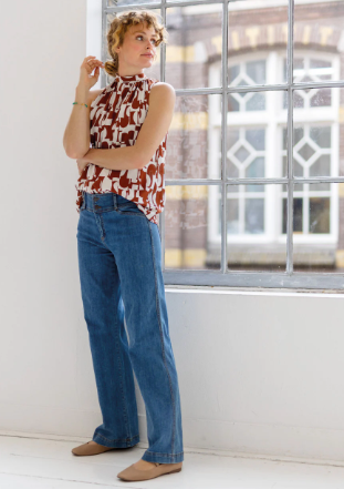 Cloud9 - Lotus Wide leg - Washed Light Blue