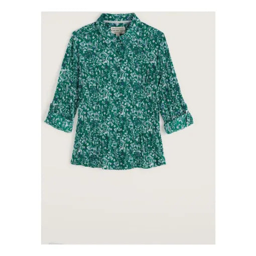 Seasalt - Larissa shirt - Woodland Floral Dark Stem