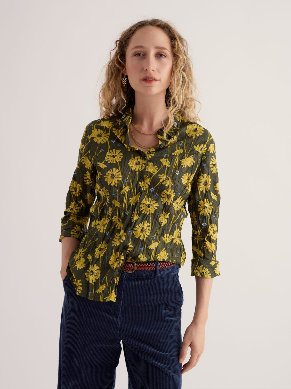 Seasalt - Larissa shirt - Dried proteas Nori