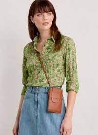 Seasalt - Larissa Shirt - Campion field dill