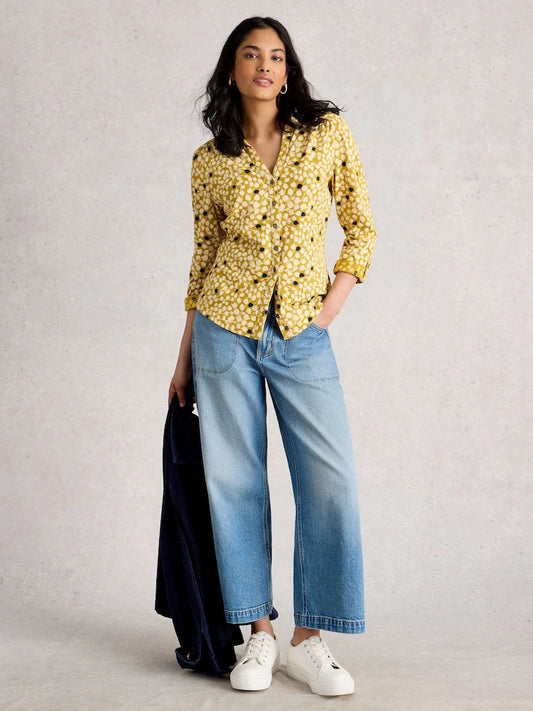 White stuff - Annie Jersey Shirt - chartreuse multi