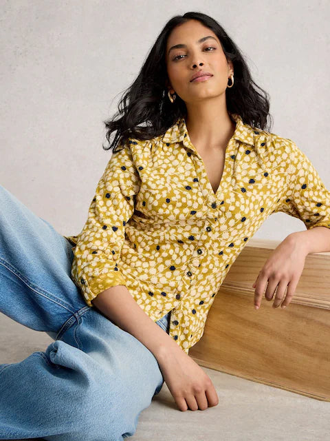White stuff - Annie Jersey Shirt - chartreuse multi
