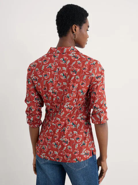 Seasalt - Larissa shirt - Artist Camellia Red Sail