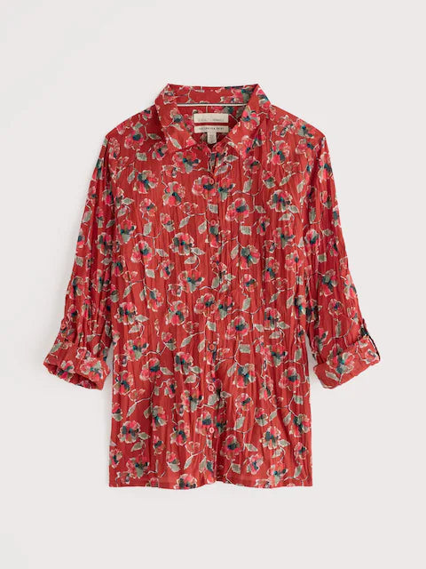 Seasalt - Larissa shirt - Artist Camellia Red Sail