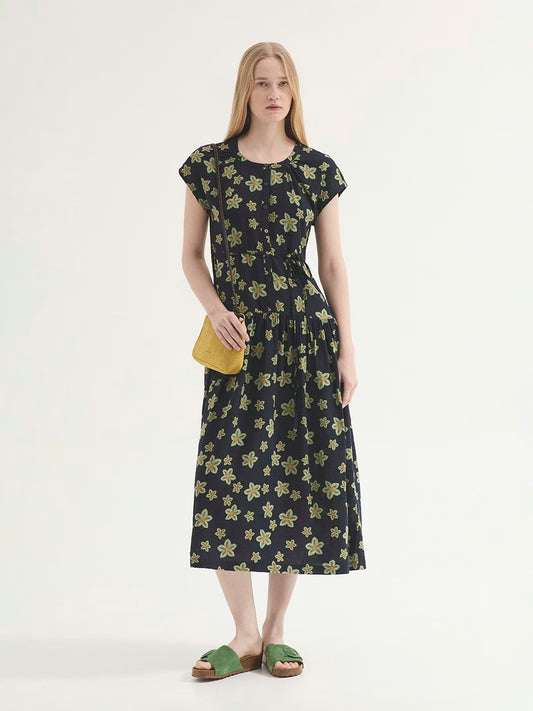 Nice Things - Star flower dress flowy