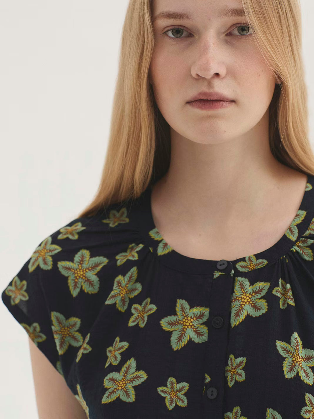 Nice Things - Star flower dress flowy