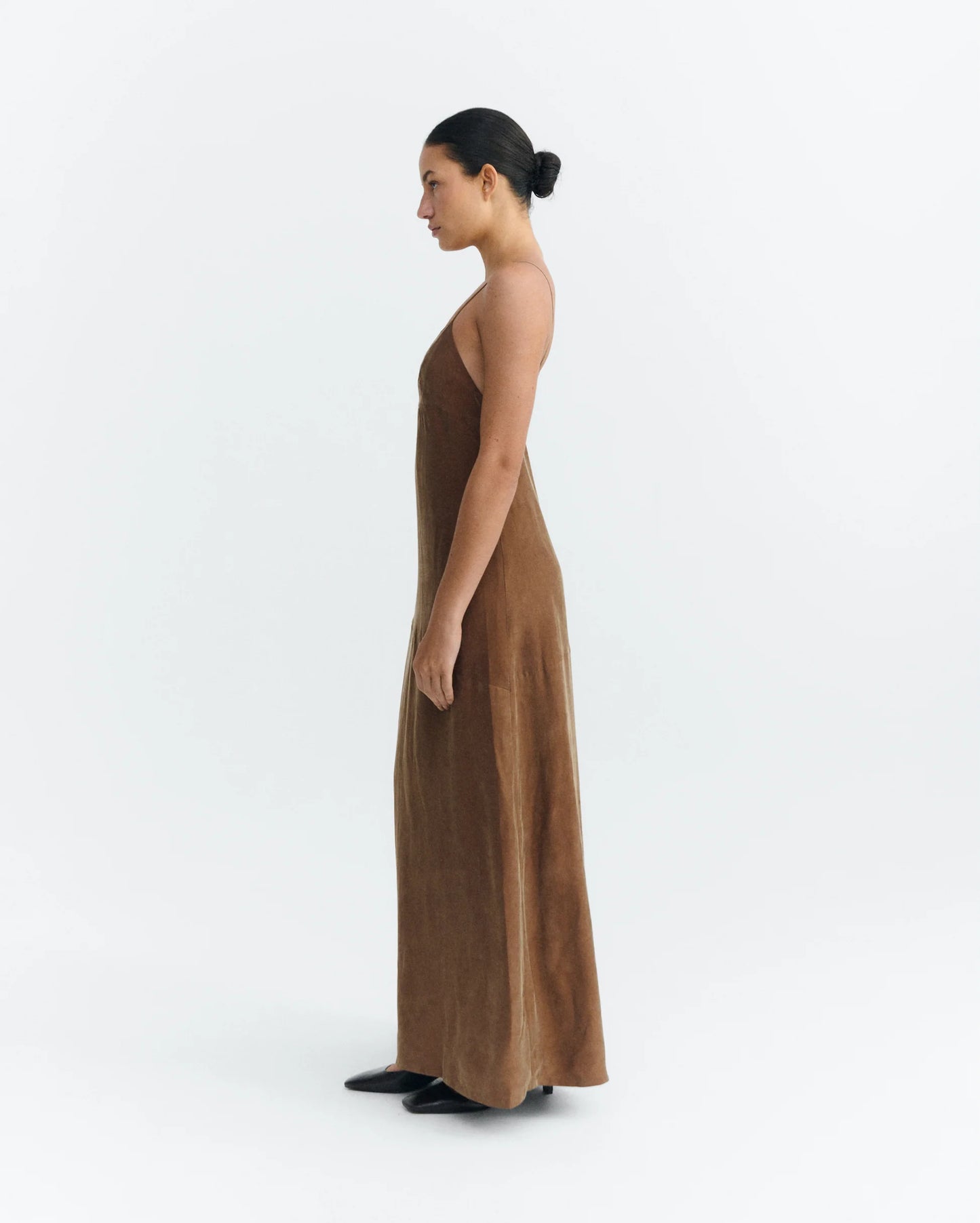 Thinking Mu - Dina dress - Brown