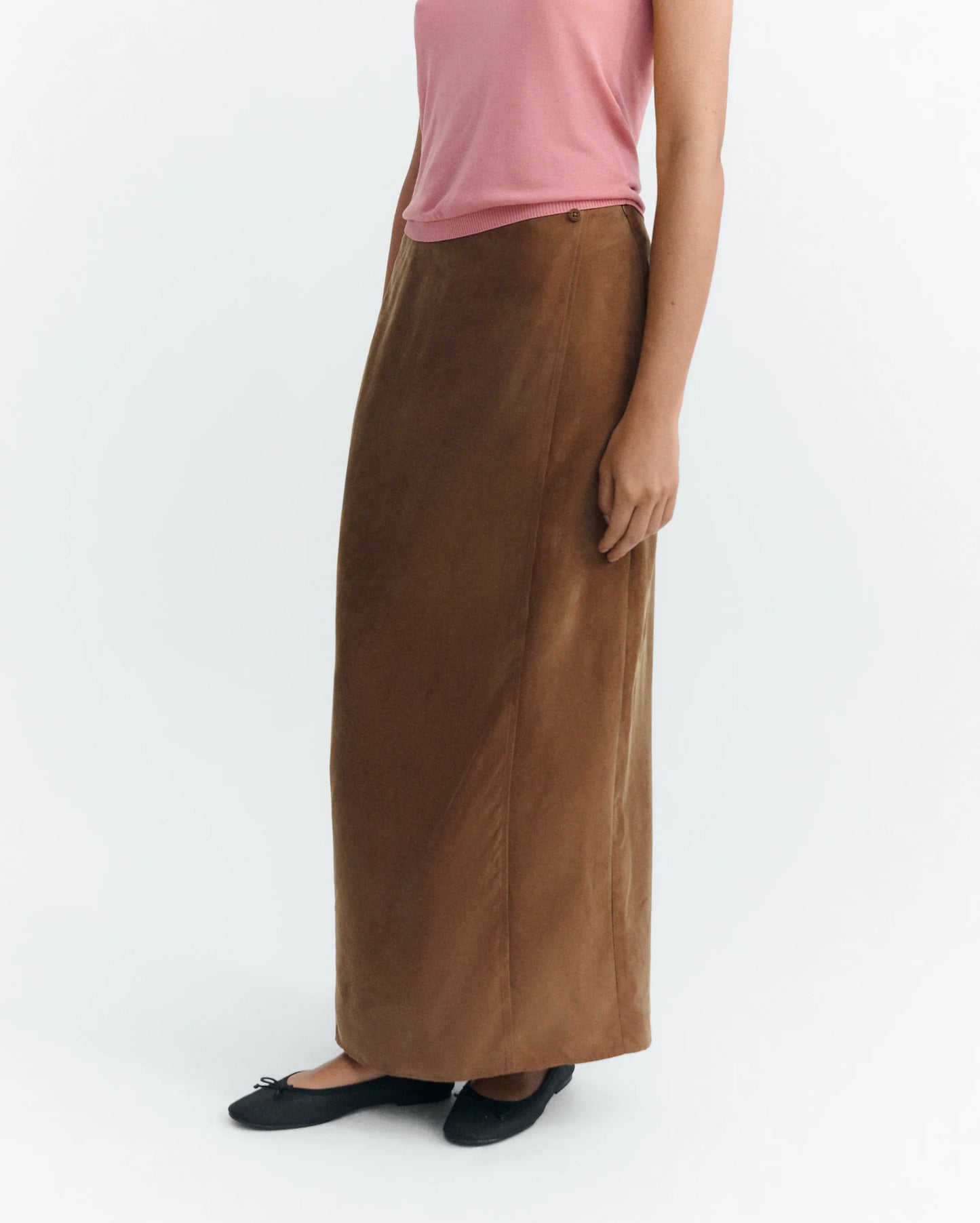 Thinking Mu - Selina Skirt - Brown