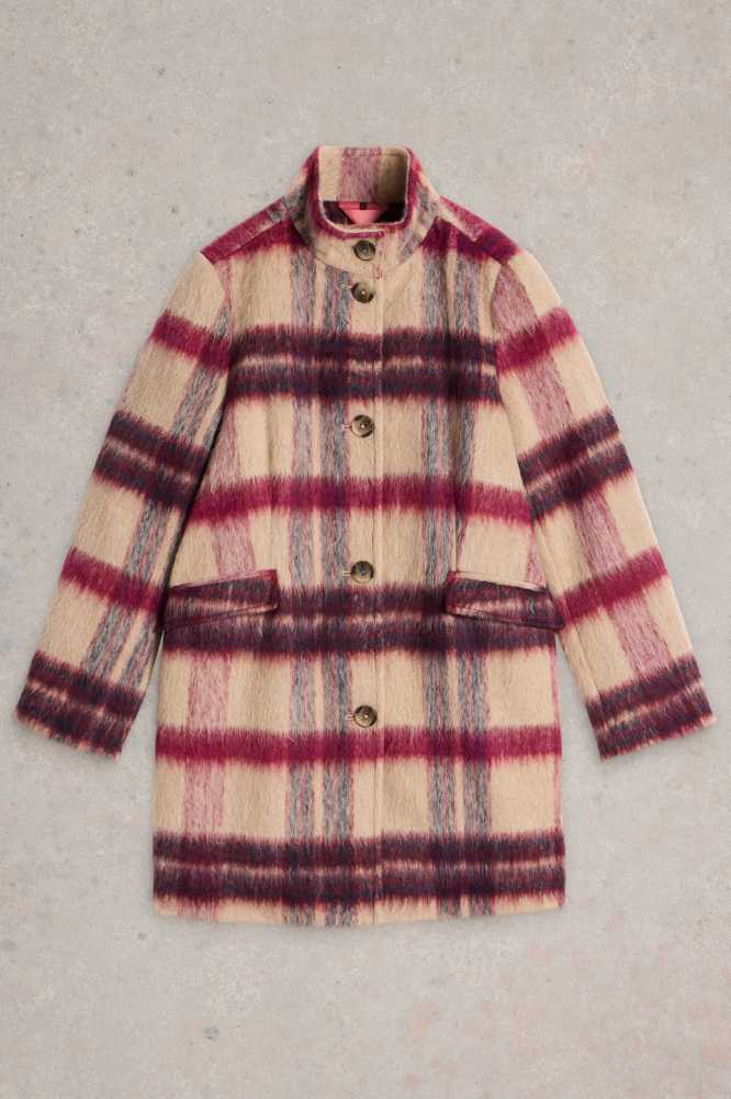 White Stuff - Karla Check Coat