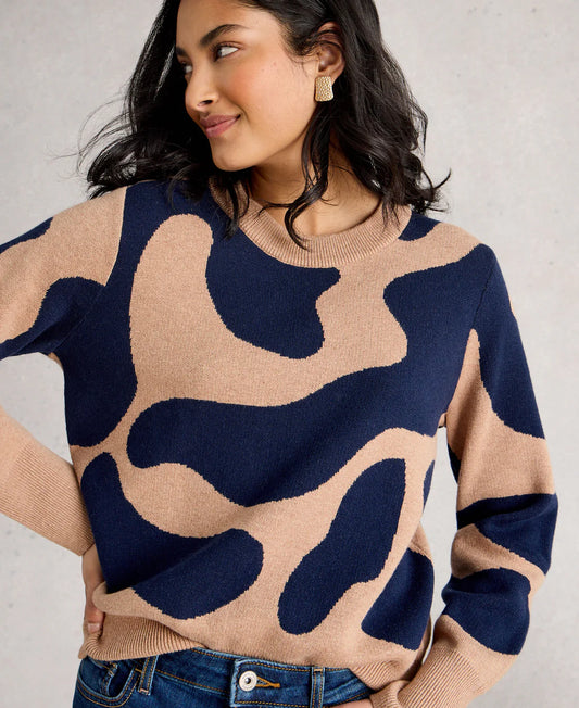 White Stuff - Katie Jumper - Natural Multi