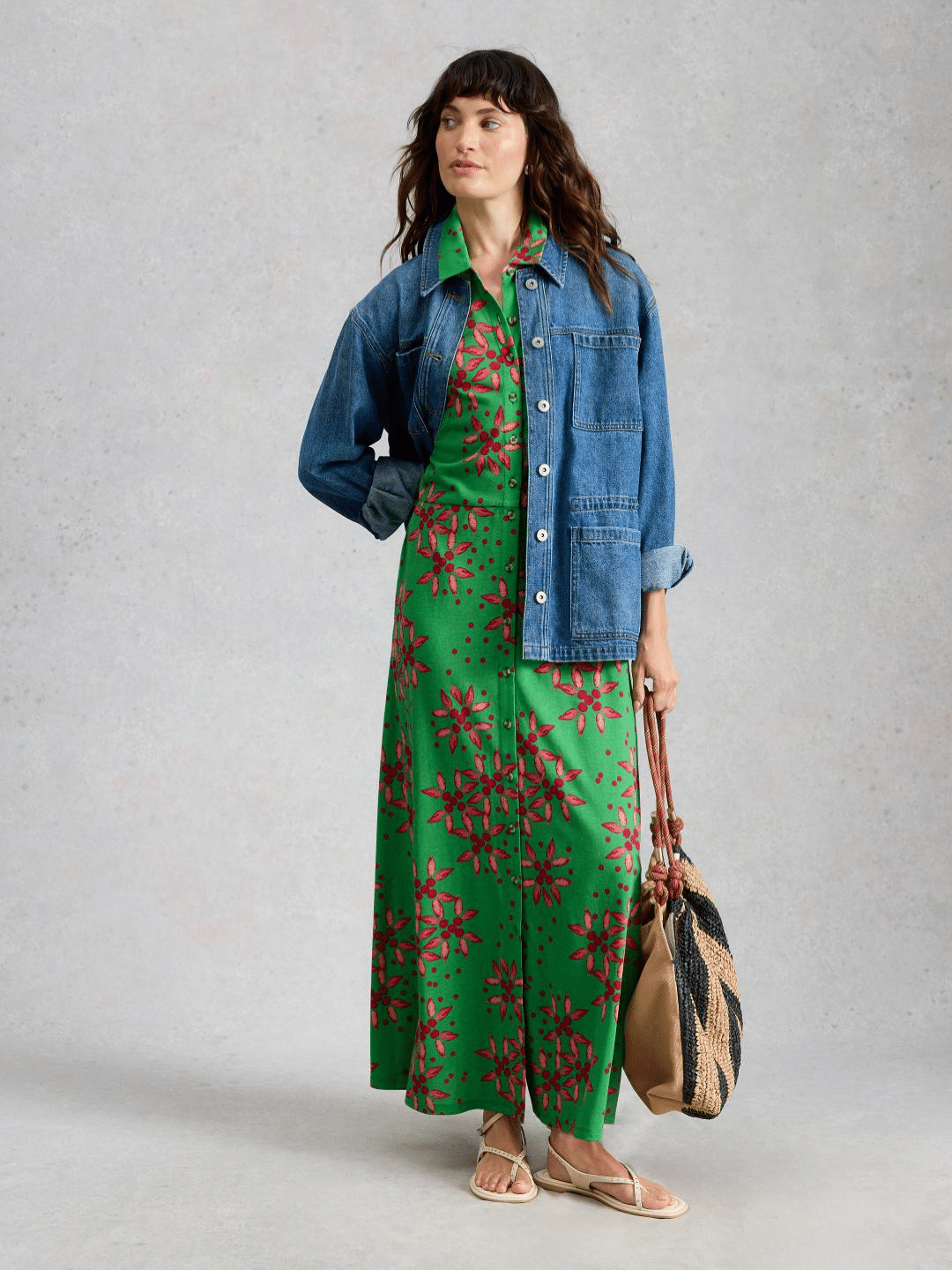 White Stuff - Rua Maxi Jersey Shirt Dress