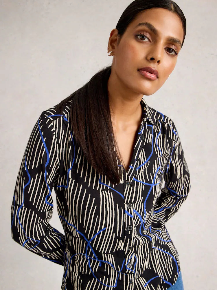 White stuff - Annie Jersey Shirt - Black print