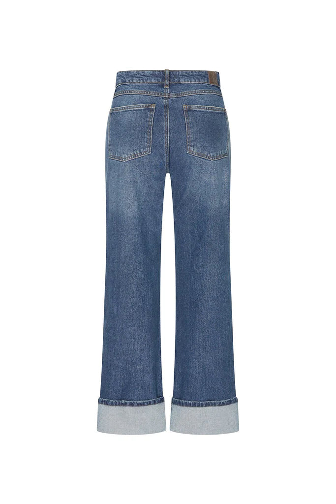 Cloud9 - Moon Turn up Leg - Mid blue