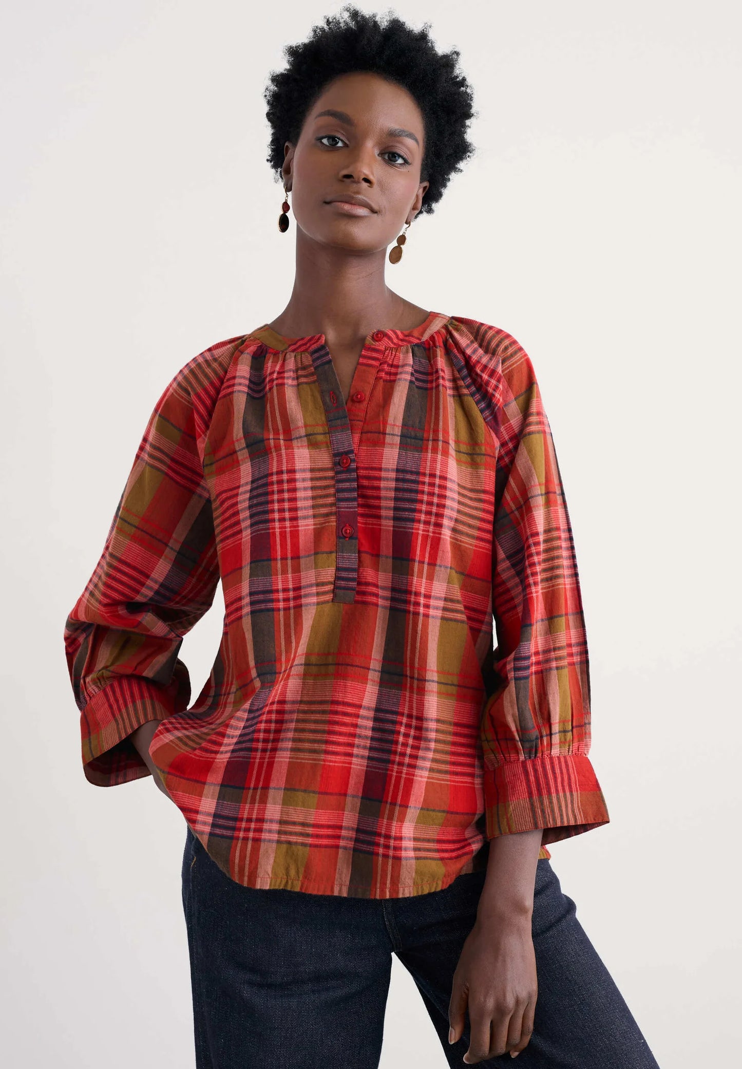 Seasalt - Moor Grass Shirt - Spring Squall Squash