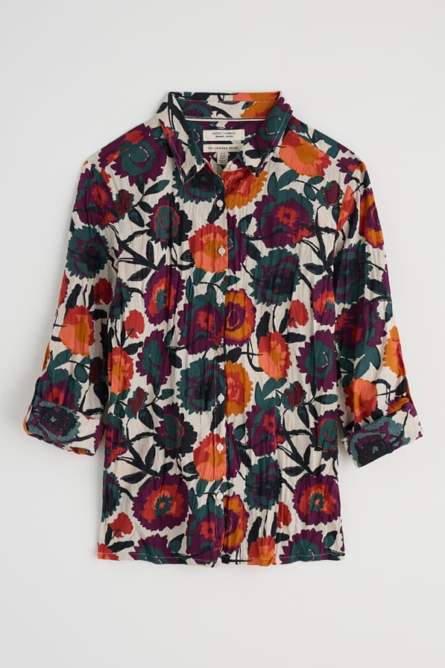 Seasalt - Larissa shirt - Figurative Floral Aran