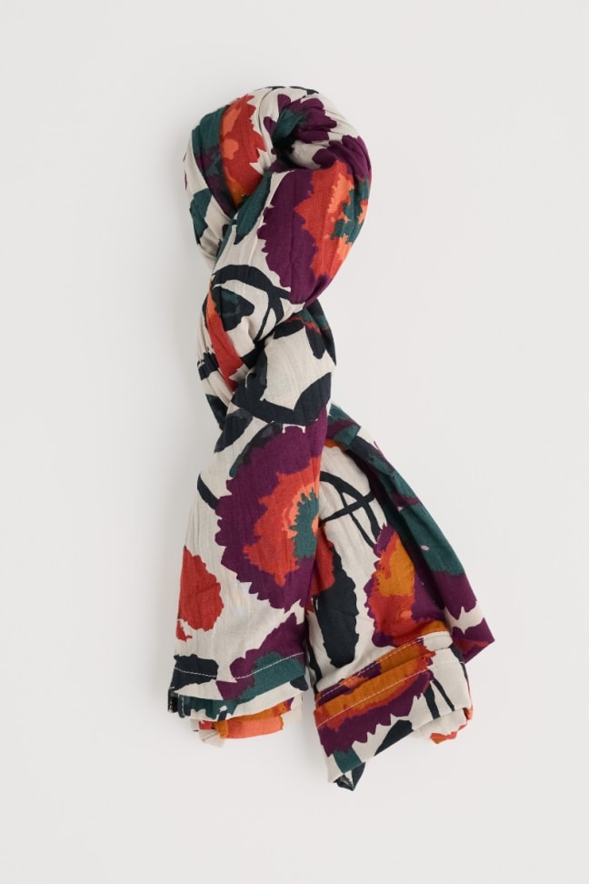 Seasalt - Larissa shirt - Figurative Floral Aran