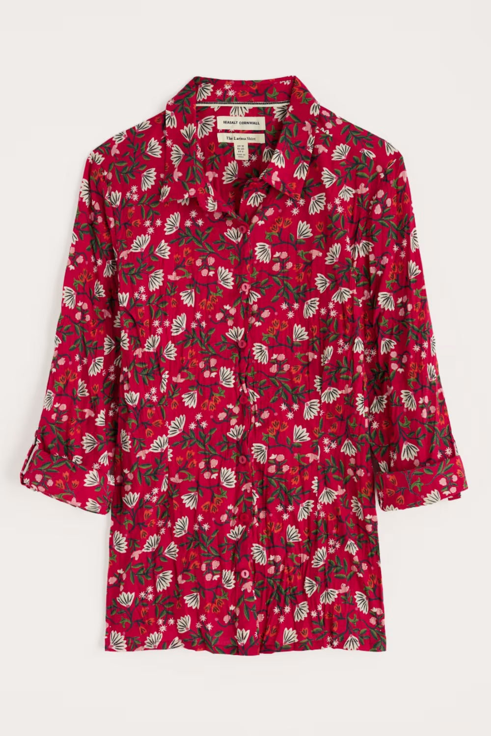 Seasalt - Larissa shirt - Winter wildflower Carmine