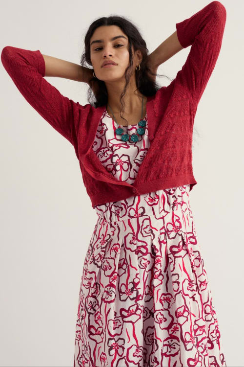 Seasalt - Sweet Day Cardigan - Boat Red