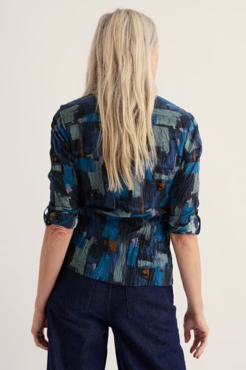 Seasalt - Larissa shirt - Paint Texture Maritime