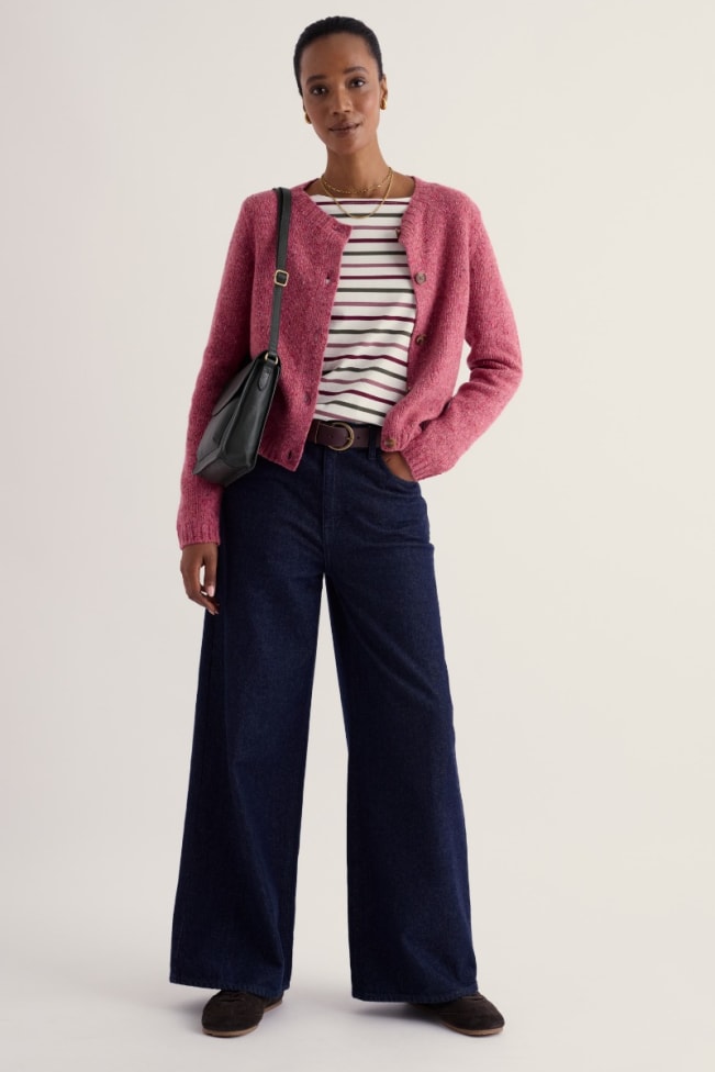 Seasalt Cornwall - Dawson Pick Cardigan Made With Merino - Squash