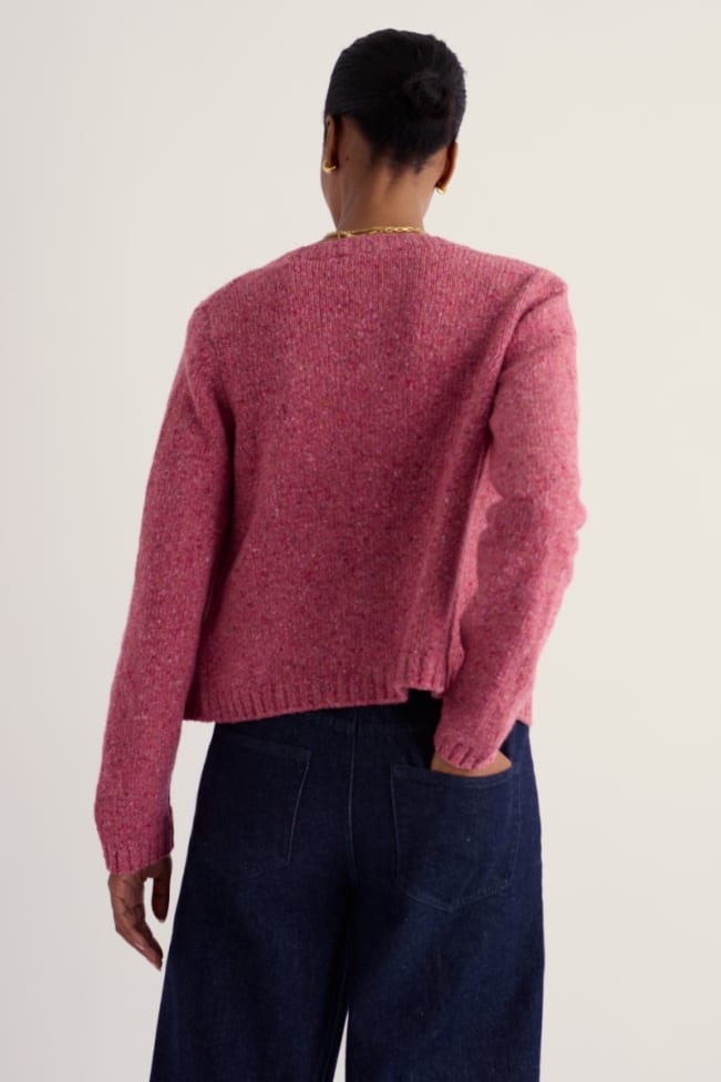 Seasalt Cornwall - Dawson Pick Cardigan Made With Merino - Squash