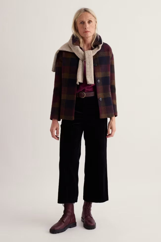 Seasalt Cornwall - Beamwind Winter Coat - Hawkpit Inkwell
