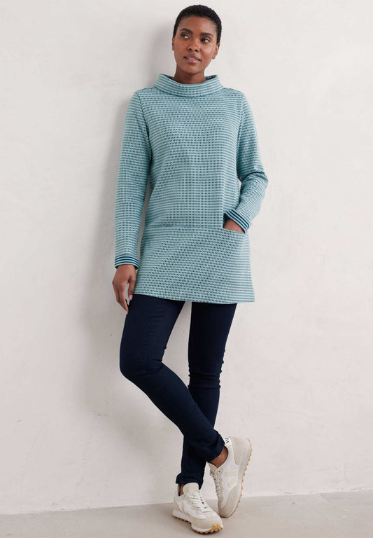 Seasalt - Mawgan Porth Tunic - Bramble Bank Mist