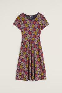 Seasalt - SS April dress - Painted asters maritime