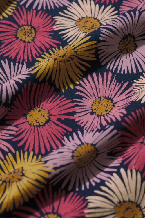 Seasalt - SS April dress - Painted asters maritime