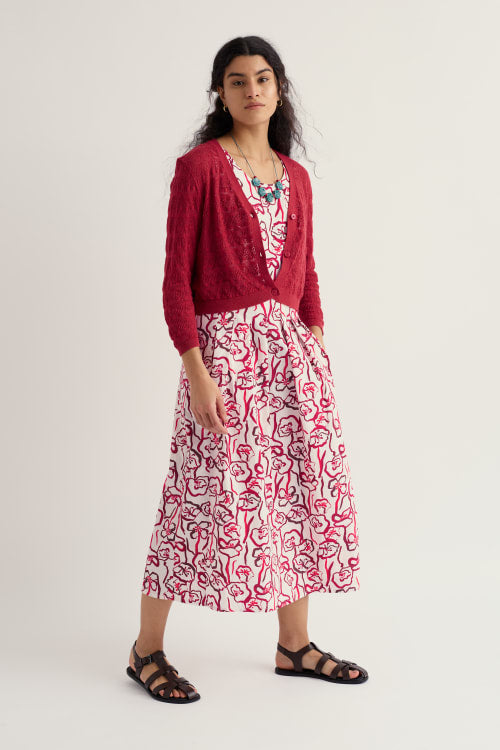 Seasalt - Sweet Day Cardigan - Boat Red