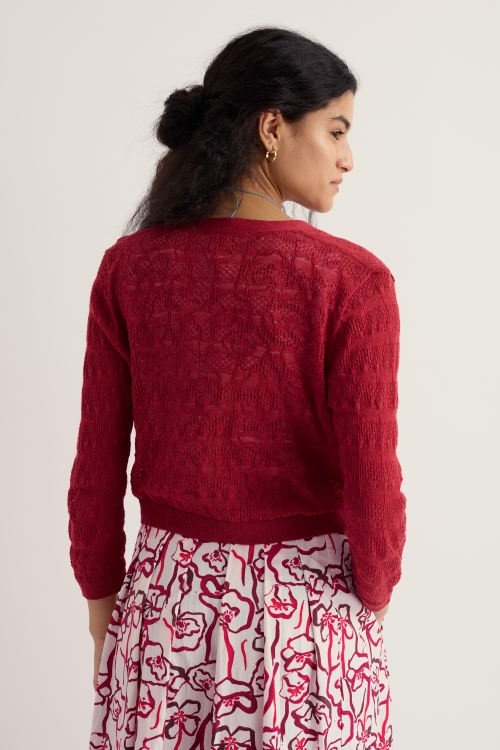 Seasalt - Sweet Day Cardigan - Boat Red
