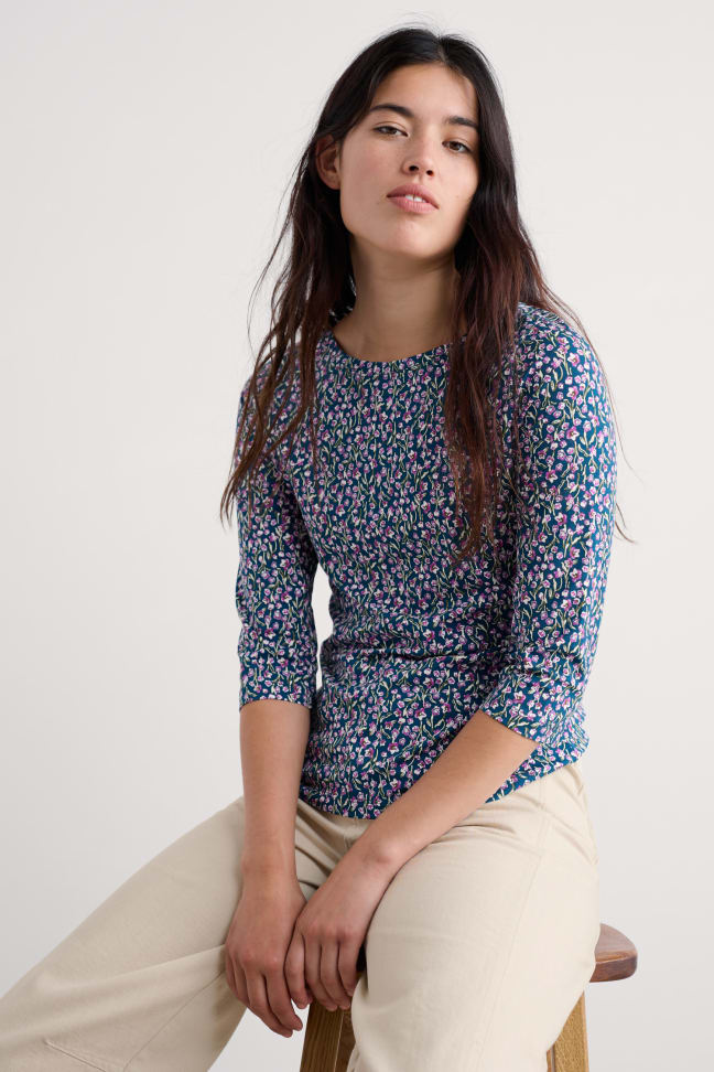 Seasalt - Easel Top - Flax Flower Bright Orchid