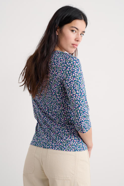 Seasalt - Easel Top - Flax Flower Bright Orchid