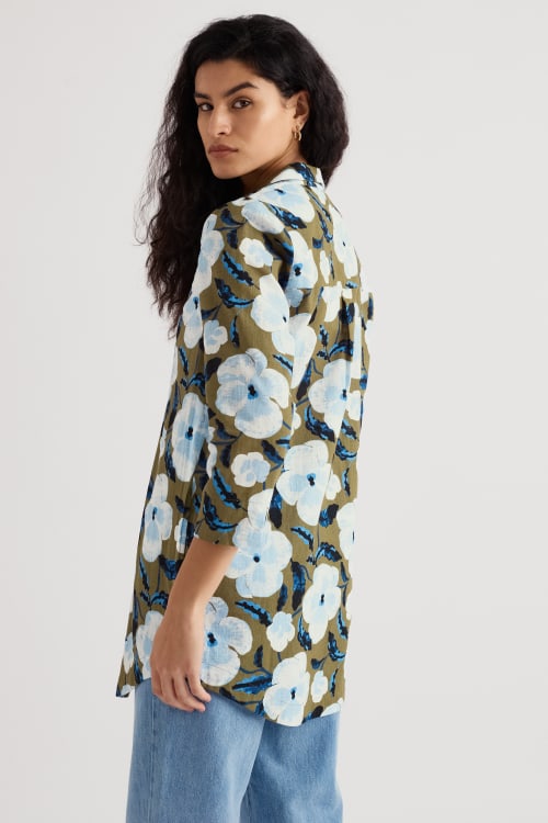 Seasalt - Fal Water Tunic-Spring Pansy Seagrass