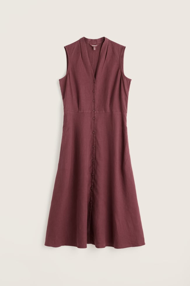 Seasalt - Sleeveless Carved Wood Dress - Cacao