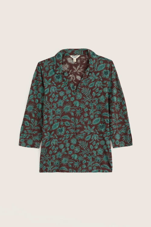 Seasalt - Wavecrest shirt - Woodland Forms Dune Grass