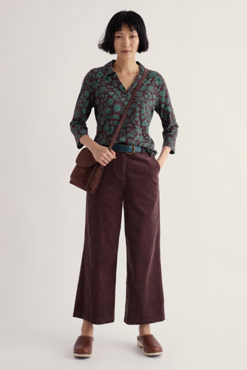Seasalt - Wavecrest shirt - Woodland Forms Dune Grass